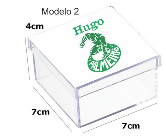 Caixa Acrilica 7x7x4-verdão