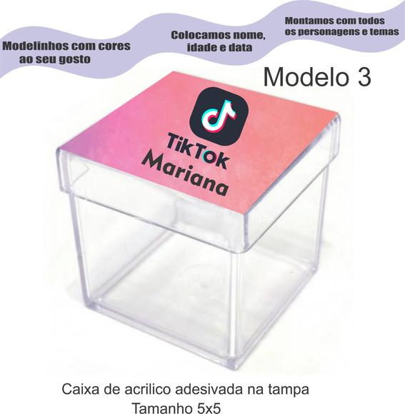 Caixa de Acrílico