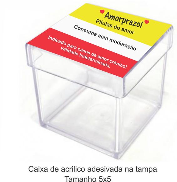 Caixa de Acrílico- Amorprazol