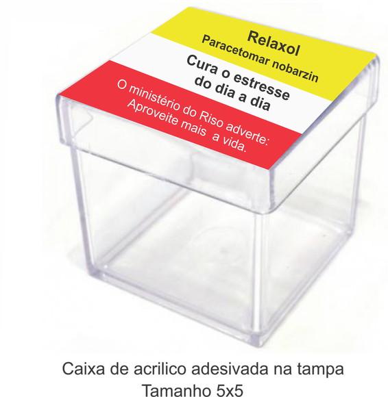 Caixa de Acrílico- Relaxol