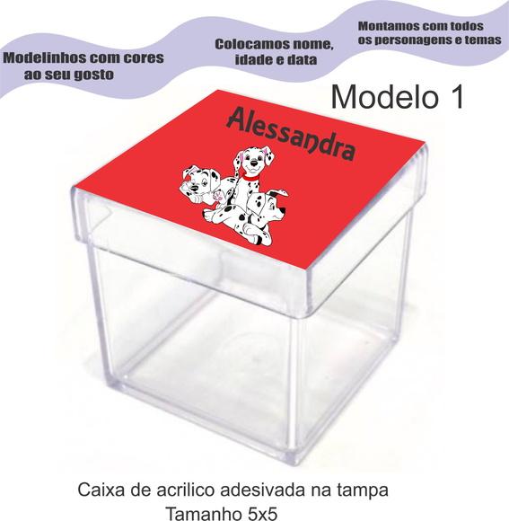 Caixa de Acrílico-101 Dalmatas