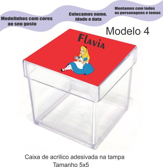 Caixa de Acrílico-alice