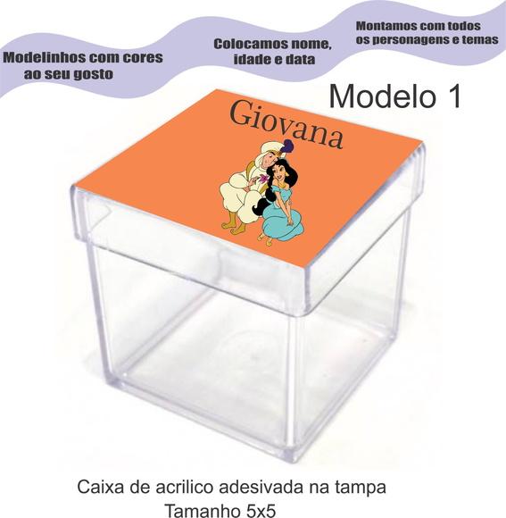 Caixa de Acrílico-aladim