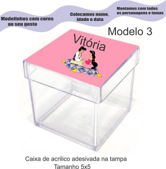 Caixa de Acrílico-aladim