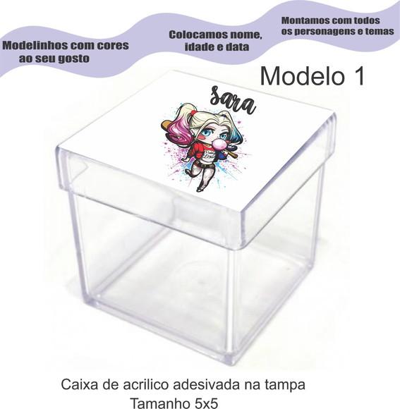 Caixa de Acrílico-arlequina