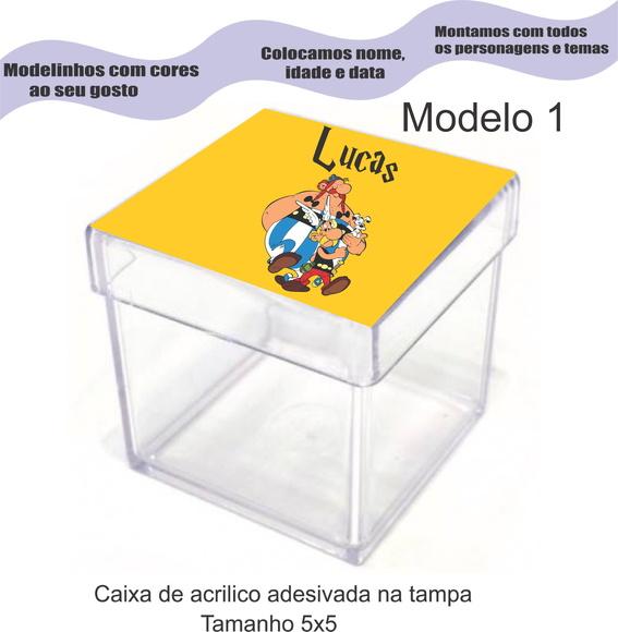 Caixa de Acrílico-asterix