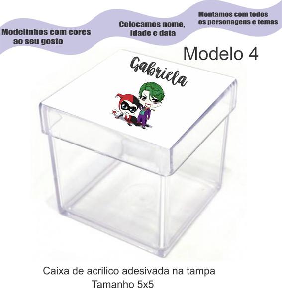 Caixa de Acrílico-arlequina
