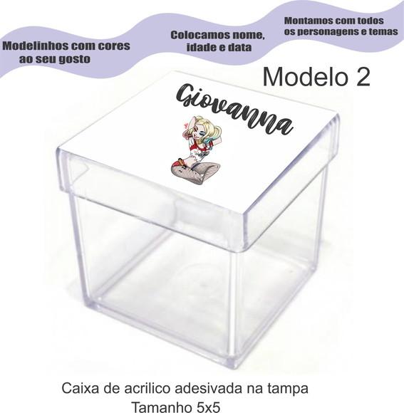 Caixa de Acrílico-arlequina