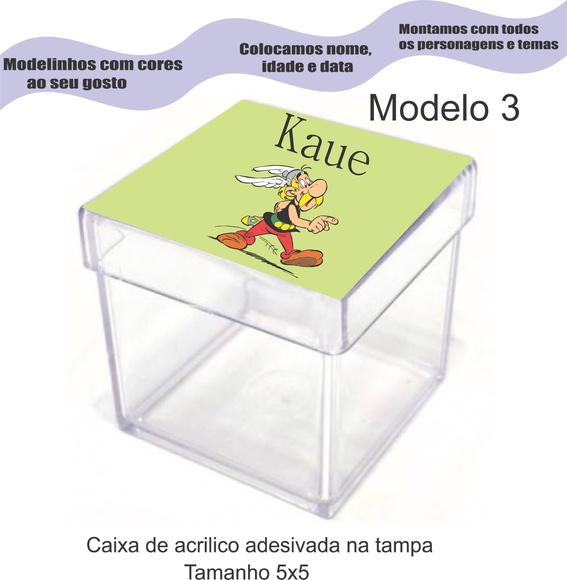 Caixa de Acrílico-asterix