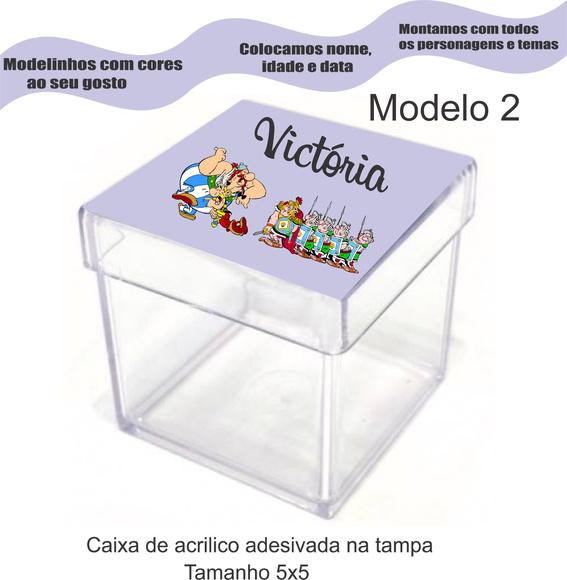 Caixa de Acrílico-asterix