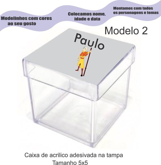 Caixa de Acrílico-avatar Aang