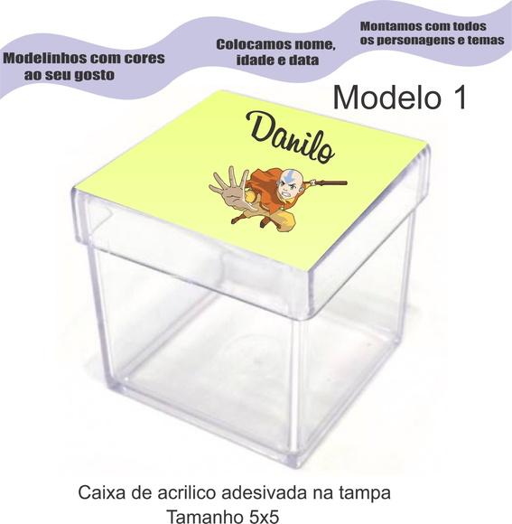 Caixa de Acrílico-avatar Aang