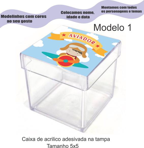 Caixa de Acrílico-aviador