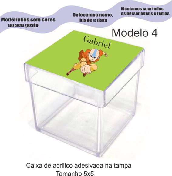 Caixa de Acrílico-avatar Aang