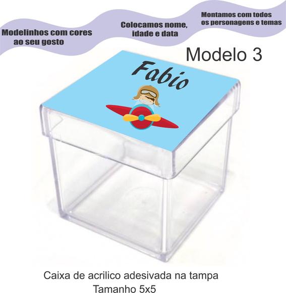 Caixa de Acrílico-aviador