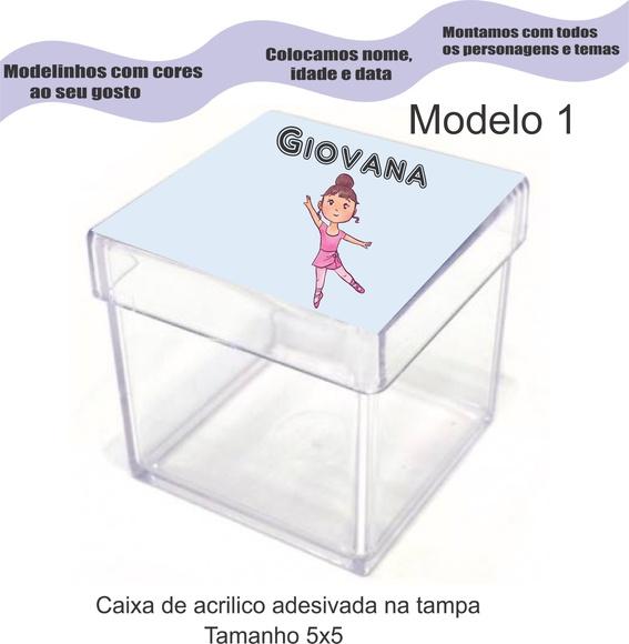 Caixa de Acrílico-bailarina