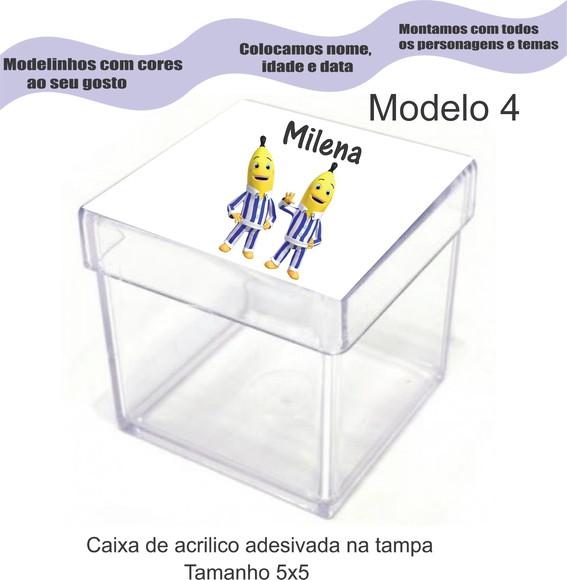 Caixa de Acrílico-bananas de Pijama