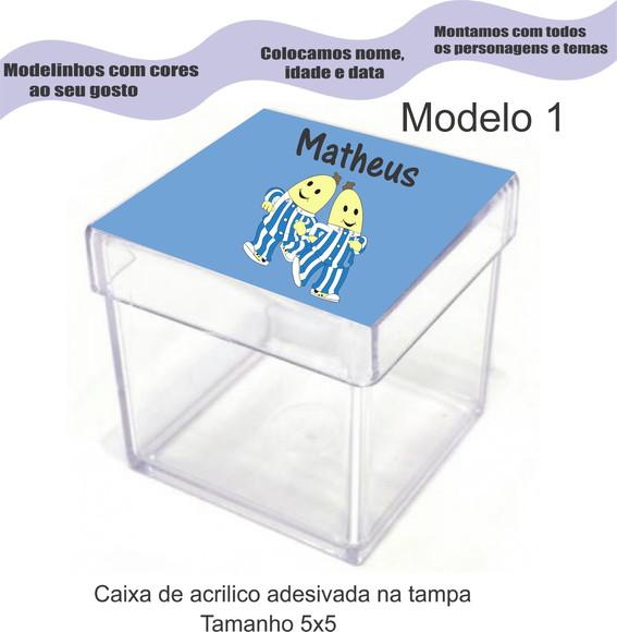 Caixa de Acrílico-bananas de Pijama