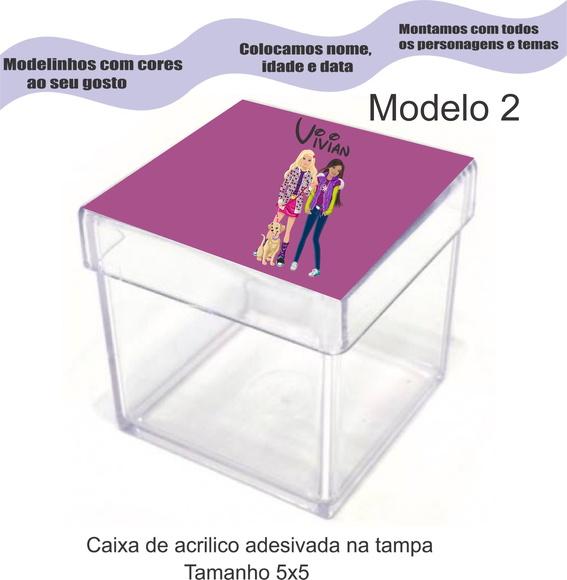 Caixa de Acrílico-barbie
