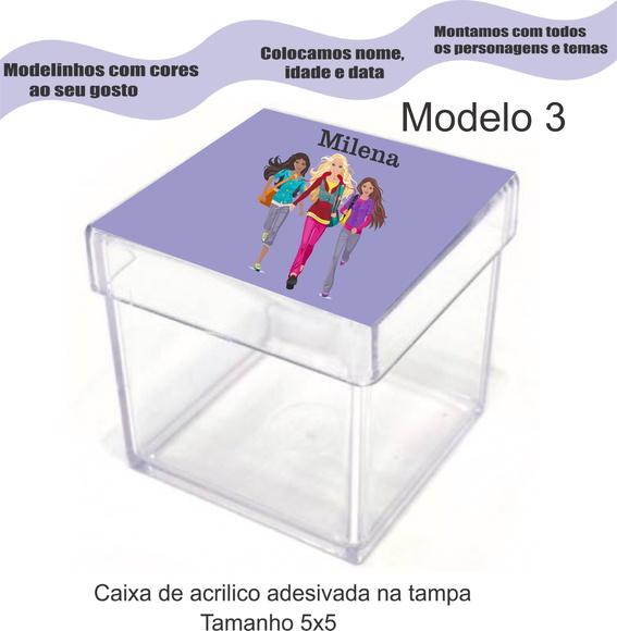 Caixa de Acrílico-barbie