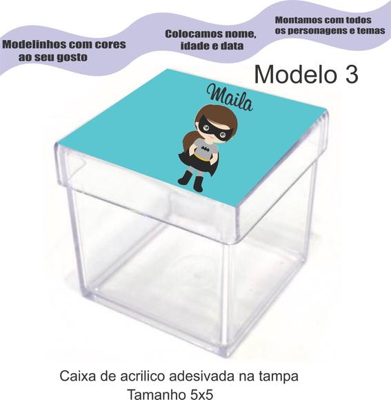 Caixa de Acrílico-batman