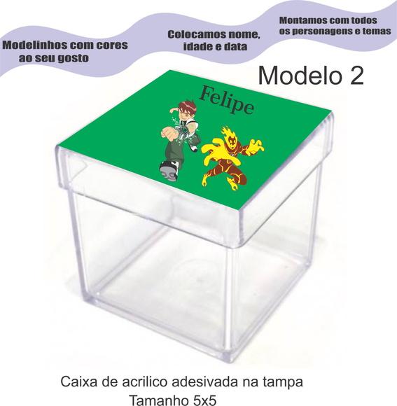 Caixa de Acrílico-ben 10