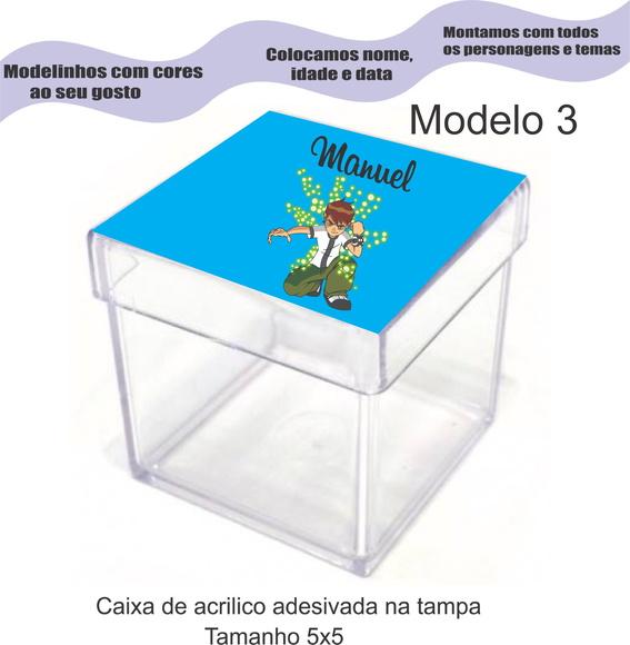 Caixa de Acrílico-ben 10