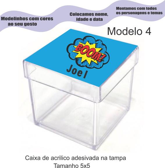 Caixa de Acrílico-bomba