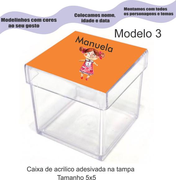 Caixa de Acrílico-boneca