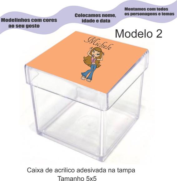 Caixa de Acrílico-bratz