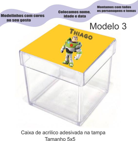 Caixa de Acrílico-buzz Lightyear