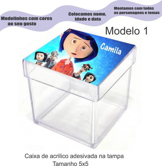Caixa de Acrílico-caroline e o Mundo Secreto