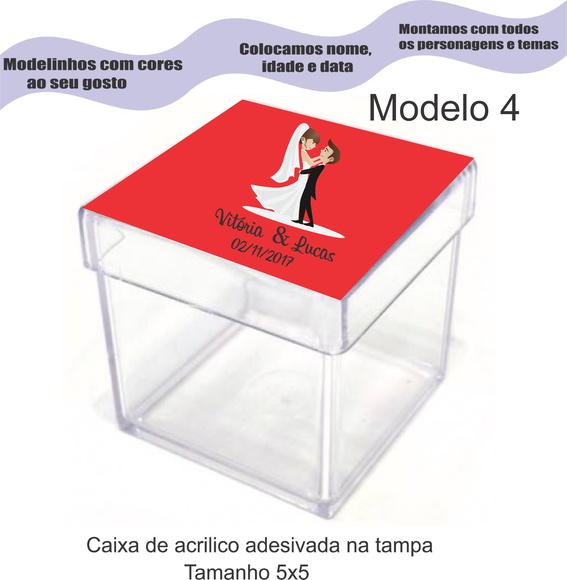 Caixa de Acrílico-casal
