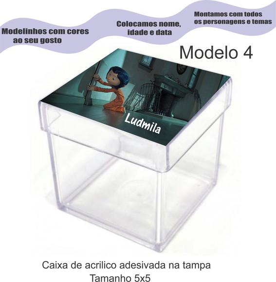 Caixa de Acrílico-caroline e o Mundo Secreto