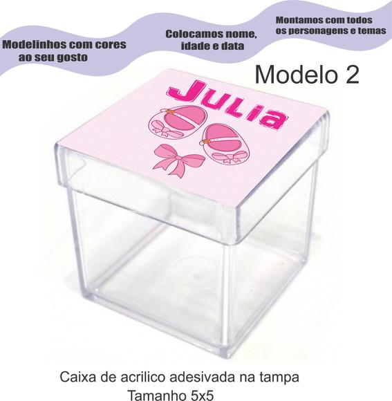 Caixa de Acrílico-chá de Bebê