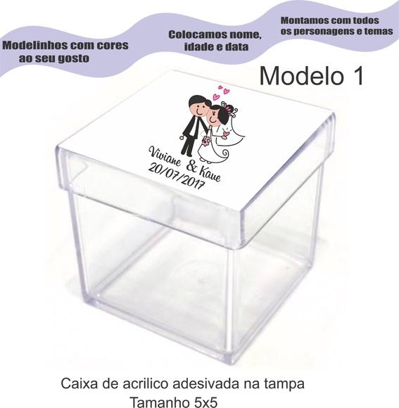 Caixa de Acrílico-casal