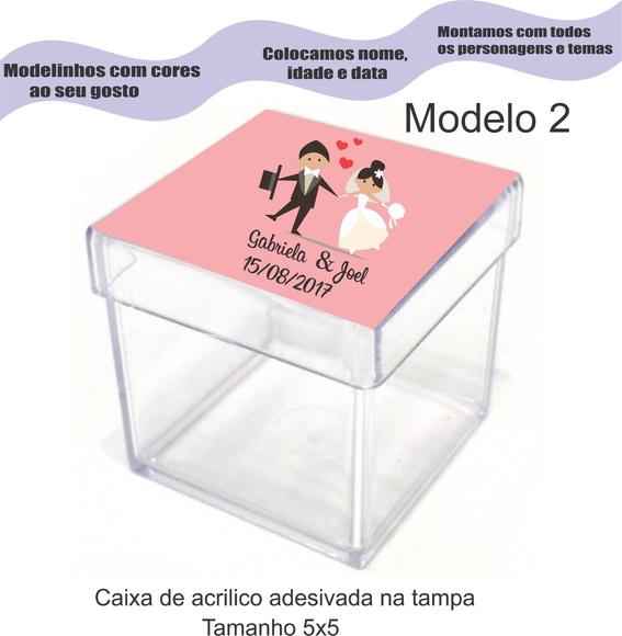 Caixa de Acrílico-casal