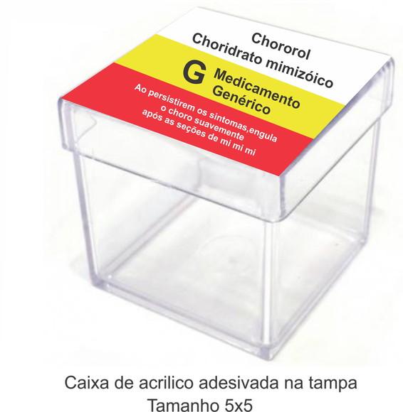Caixa de Acrílico-chororol