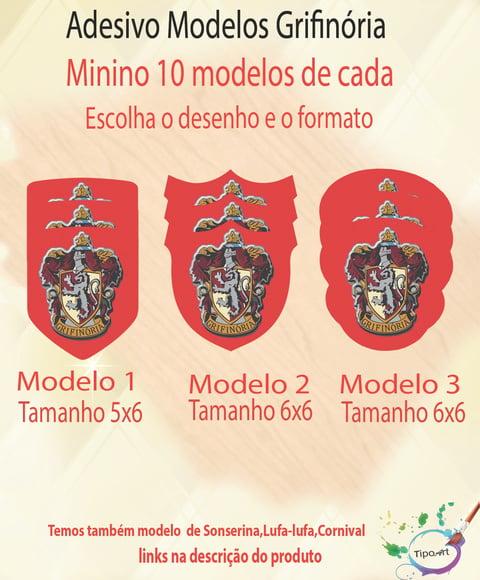 Adesivo- Formato Especial-grifinória