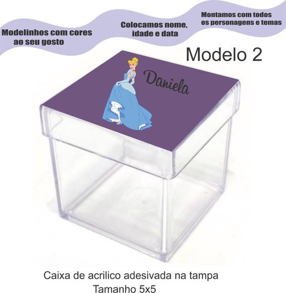 Caixa de Acrílico-cinderela