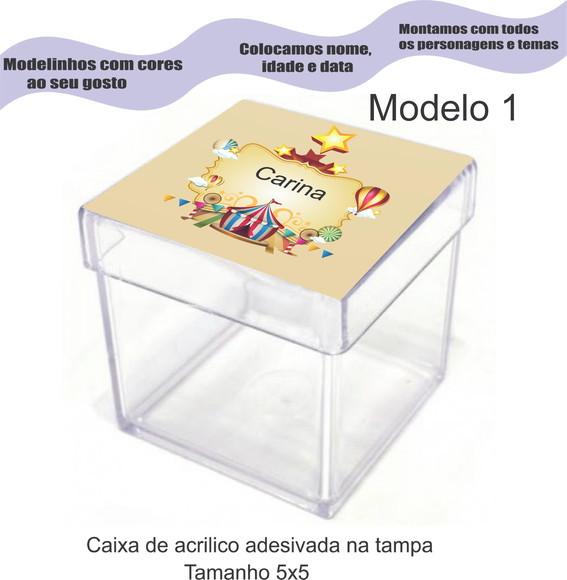 Caixa de Acrílico-circo