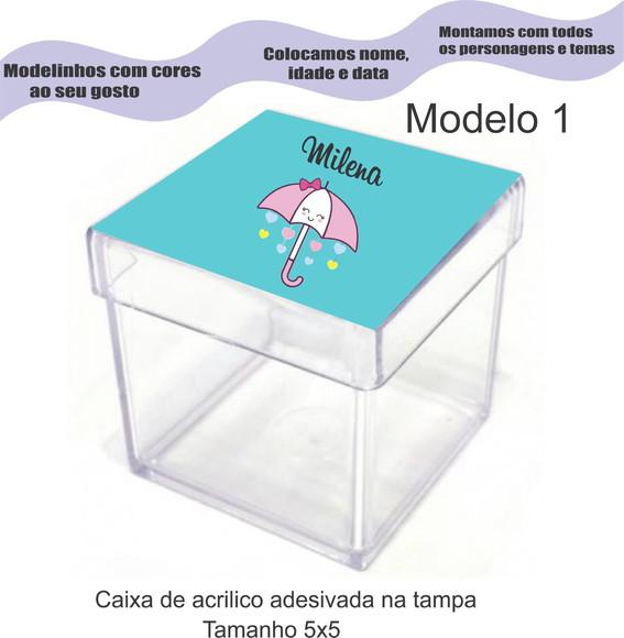 Caixa de Acrílico-chuva de Amor