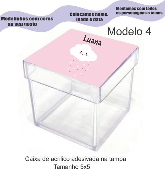Caixa de Acrílico-chuva de Amor
