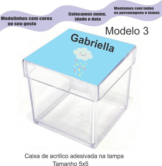Caixa de Acrílico-chuva de Amor