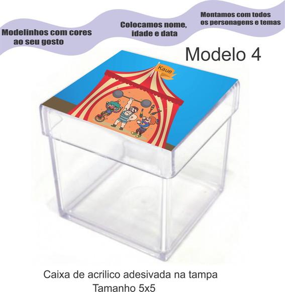 Caixa de Acrílico-circo