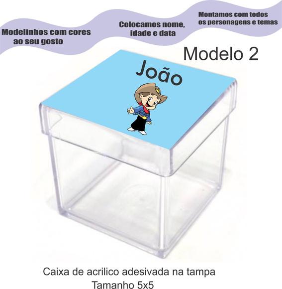 Caixa de Acrílico-cowboy
