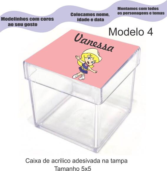 Caixa de Acrílico-cowboy
