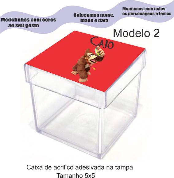 Caixa de Acrílico-donkey Kong