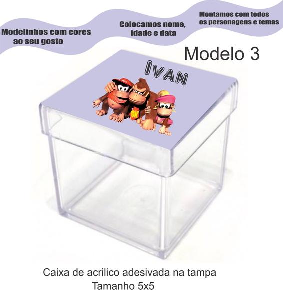 Caixa de Acrílico-donkey Kong