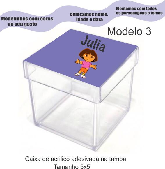 Caixa de Acrílico-dora Aventureira